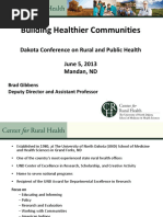 Building Healthier Communities