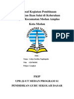 Proposal Kegiatan Pembinaan Pembuatan Ikan Salai di Kelurahan Amplas Kecamatan Medan Amplas  Kota Medan