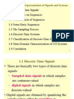 Time Domain Representation of Signals and Systems