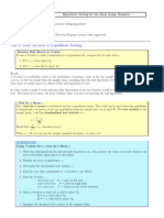 The P - Value Method of Hypothesis Testing