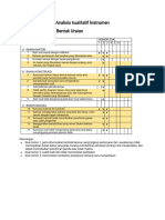 Panduan Analisis Kualitatif Instrumen