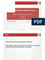 Nitelikli Bilimsel Makale Yazımı PDF