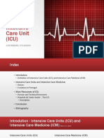 Intensive Care Unit (ICU)