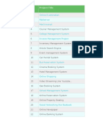 Sr. No Project Title: Online Examination Mailserver Martrimonail