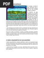 Geologia -  Águas Subterrâneas