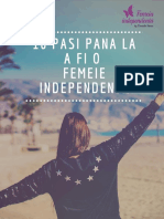 10 Pasi Pana La A Fi o Femeie Independenta