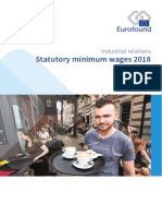 Eurofound - Statutory Minimum Wages 2018