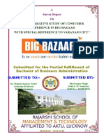 A Comparative Study of Consumer Preference in Big Bazaar With Special Reference To Varanasi City