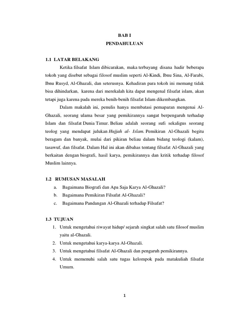 Makalah Filsafat Umum