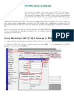 Cara Membuat SSTP VPN Server Di Mikrotik