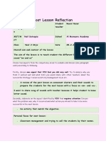 22phonics 22 Lesson Reflaction