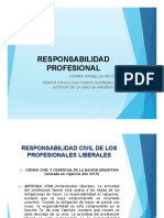 Responsabilidad Profesional. Codigo Civil. 2018