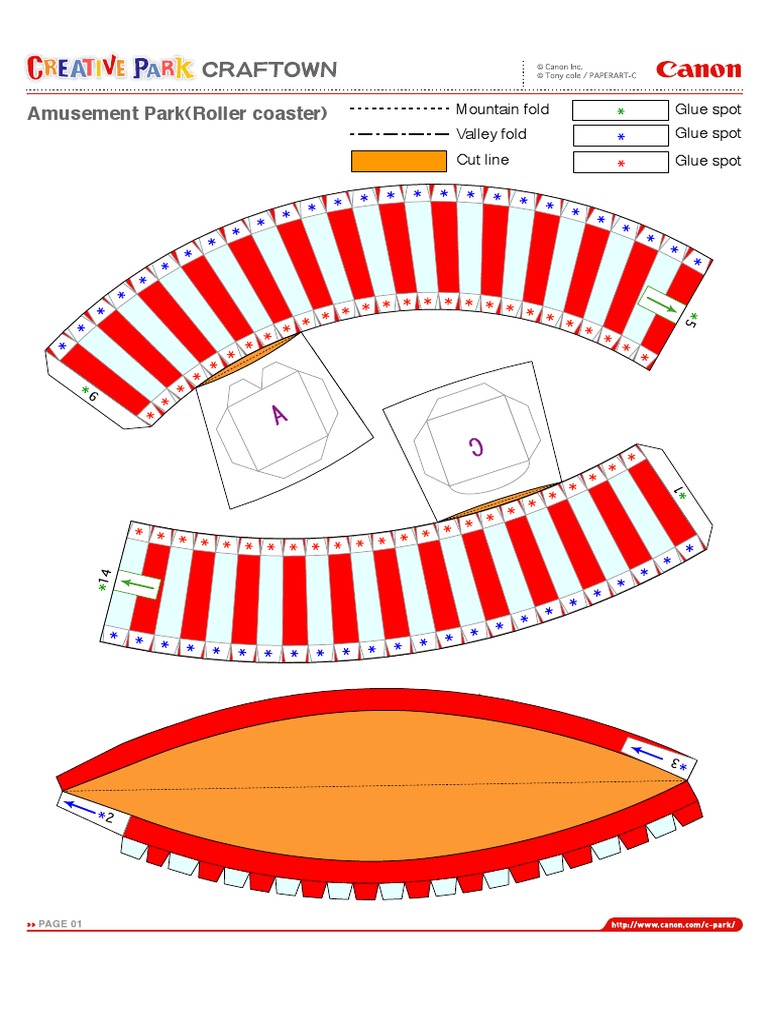 montanha-russa-pdf-amusement-park-roller-coasters