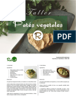 Taller de Patés Vegetales - Daniel Blanco y Pablo Vidal - Centro de Nutrición y Salud Reverde