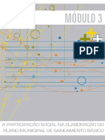 Módulo 3 - A Participação Social Na Elaboração Do Plano Municipal de Saneamento Básico