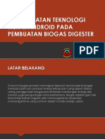 Pemanfaatan Teknologi WSN & Android Pada Pembuatan Biogas