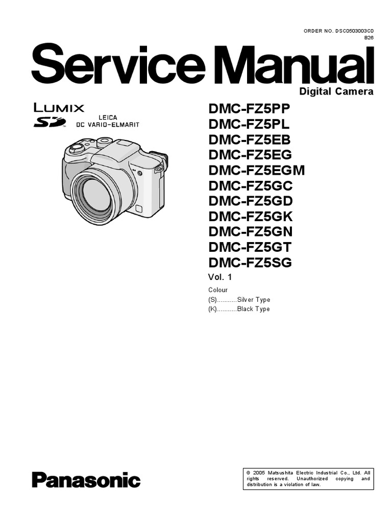 Panasonic DMC Fz5 | PDF | Electrostatic Discharge | Electrical