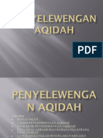 Penyelewengan Aqidah