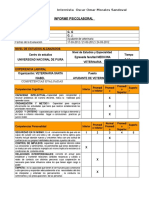 Informe Psicolaboral