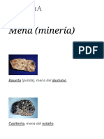 Mena (Minería) - Wikipedia, La Enciclopedia Libre