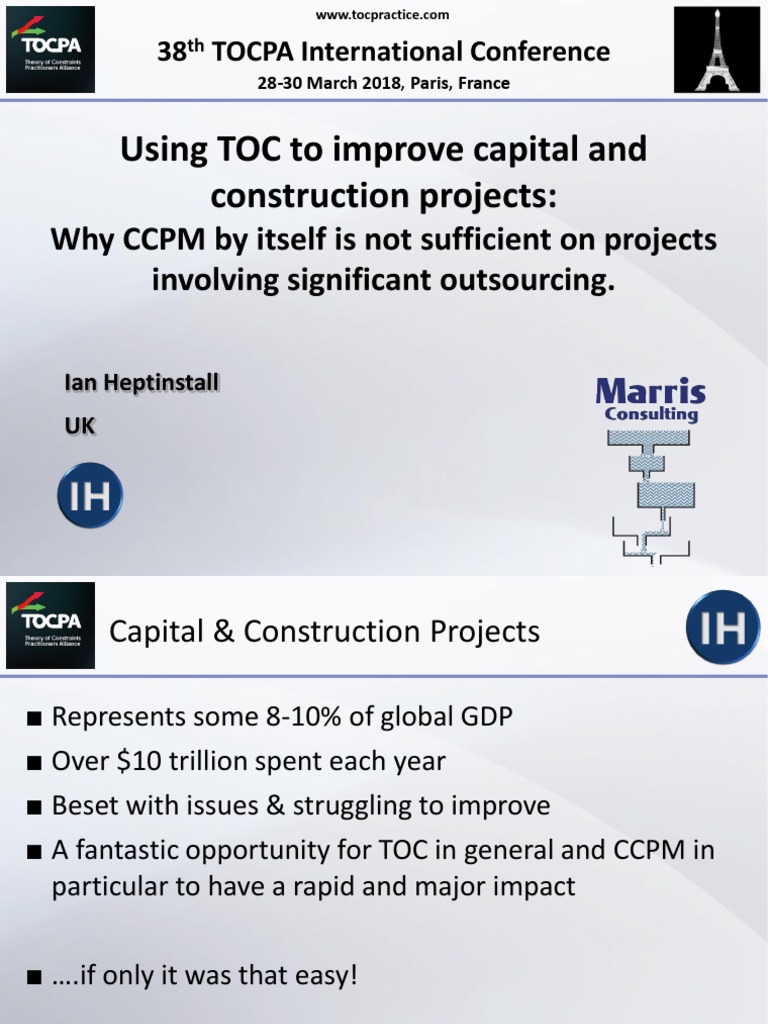 Enhancing Capital Projects with TOC | PDF | Procurement | Project ...