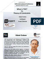 2. 38 TOCPA Paris March 2018 - Oded Cohen - What is TOC