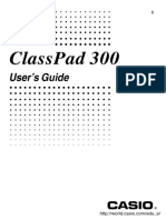 Manual ClassPad 300