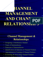 Channel Management and Channel Relationships