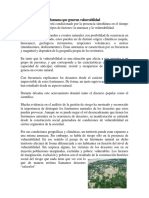 Factores de La Acción Humana Que Generan Vulnerabilidad