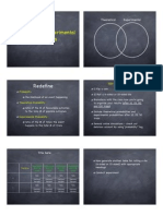 Theoretical Vs Experimental Probabilities