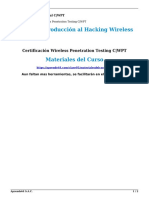 Clase 01 - Certificacion Wireless Penetration Testing