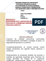 Bioseguridad en laboratorio de fisiología