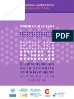 Informe Anual VCM en Amer Lat CEPAL 2013 a 2014