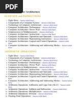 Computer Architecture - Lecture Notes, Study Material and Important Questions, Answers