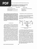 Modeling and Simulation of A Distribution STATCOM