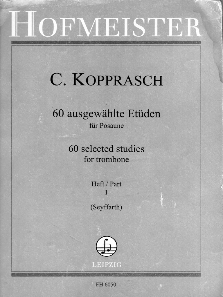 Kopprasch Trombone Method PDF