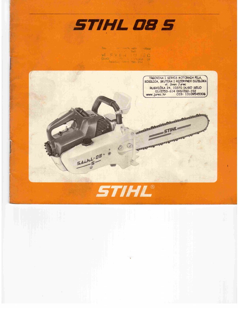 Stihl 08s HR Manual | PDF