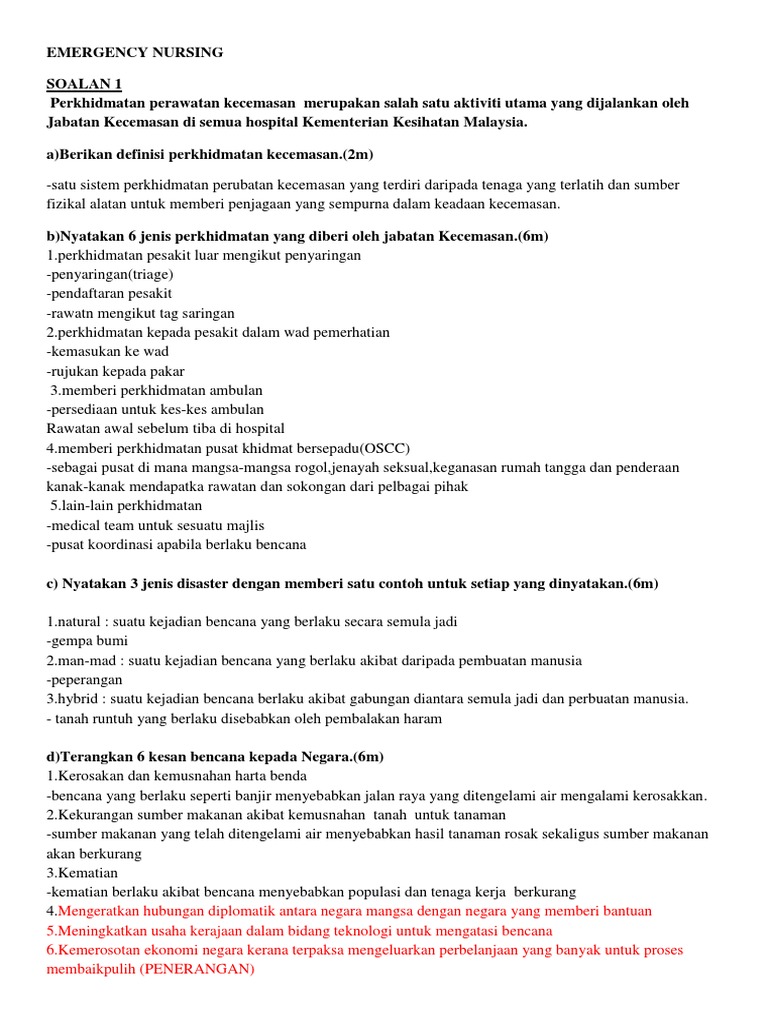 Emergency Nursing 1 Pdf