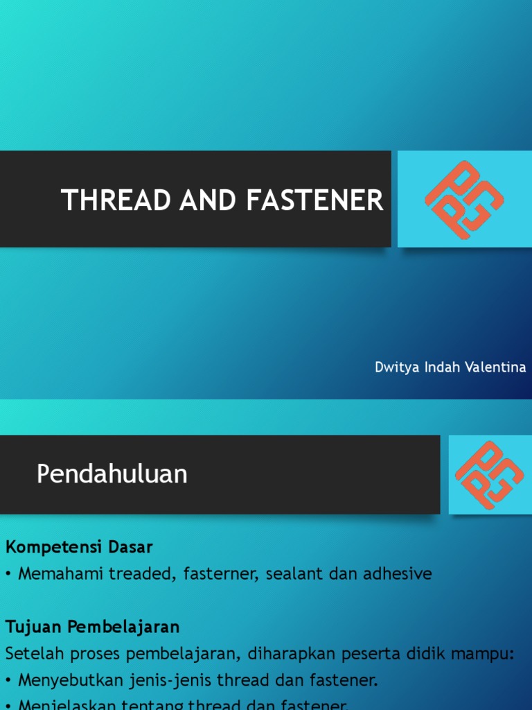 Thread and Fastener | PDF