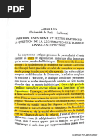 C. Levy - Pyrrhon, Énésidème Et Sextus Empiricus. La Question de La Légitimation Historique Dans Le Scepticisme