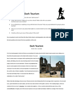 Dark Tourism Discussion and Reading CLT Communicative Language Teaching Resources Conv 88040