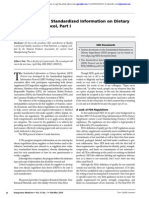 A Critique of The Standardized Information On Dietary Ingredients Protocol, Part I by Rick Liva, ND, RPH