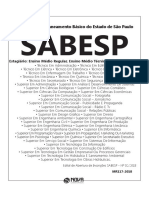 Sabesp - EstaGio Curricular Comum A Todos Os Cargos