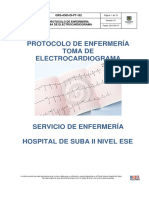 Protocolo de Enfermería Toma de Electrocardiograma
