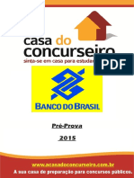 BB Casa Do Concurseiro Aulao Pre Prova BANCO DO BRASIL2015