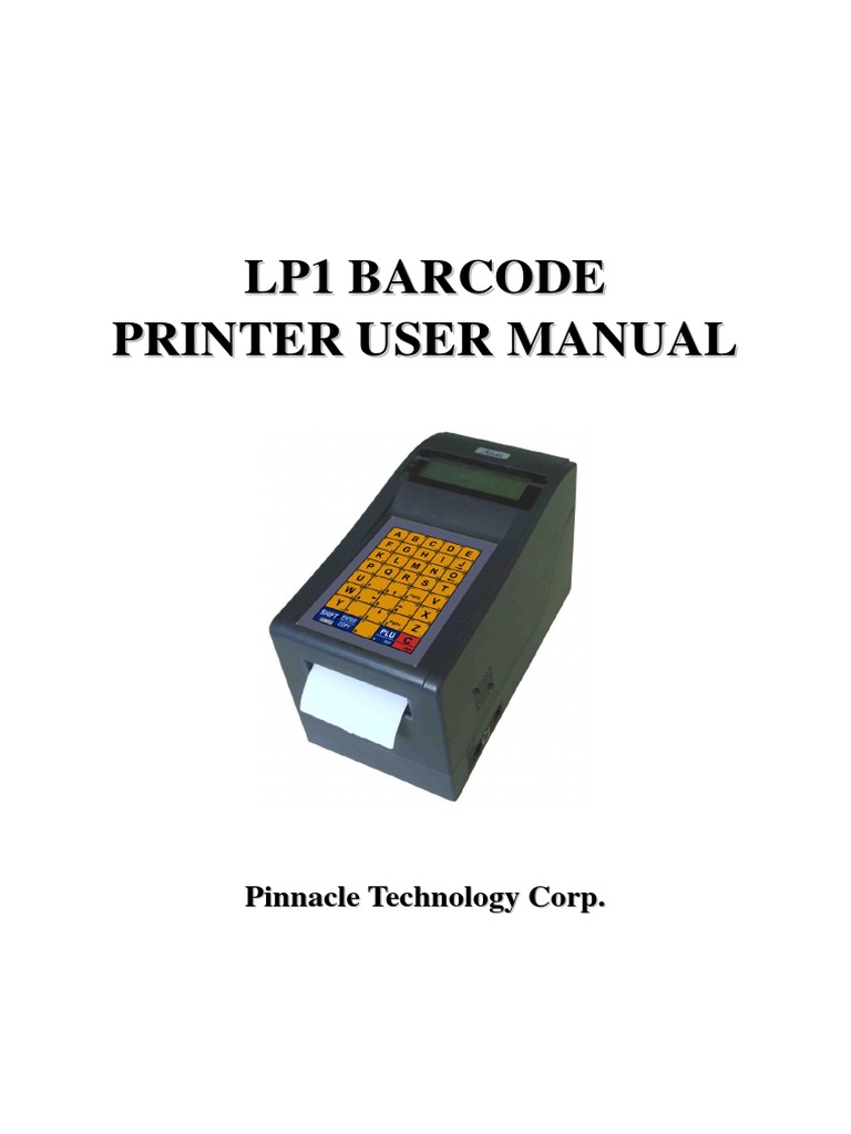 manual barcode printer
