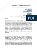 Estrategias de Aprendizaje y Desarrollo de Conceptos