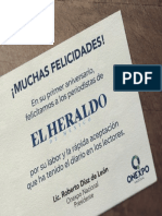 (C) Felicitación Personal El Heraldo Onexpo