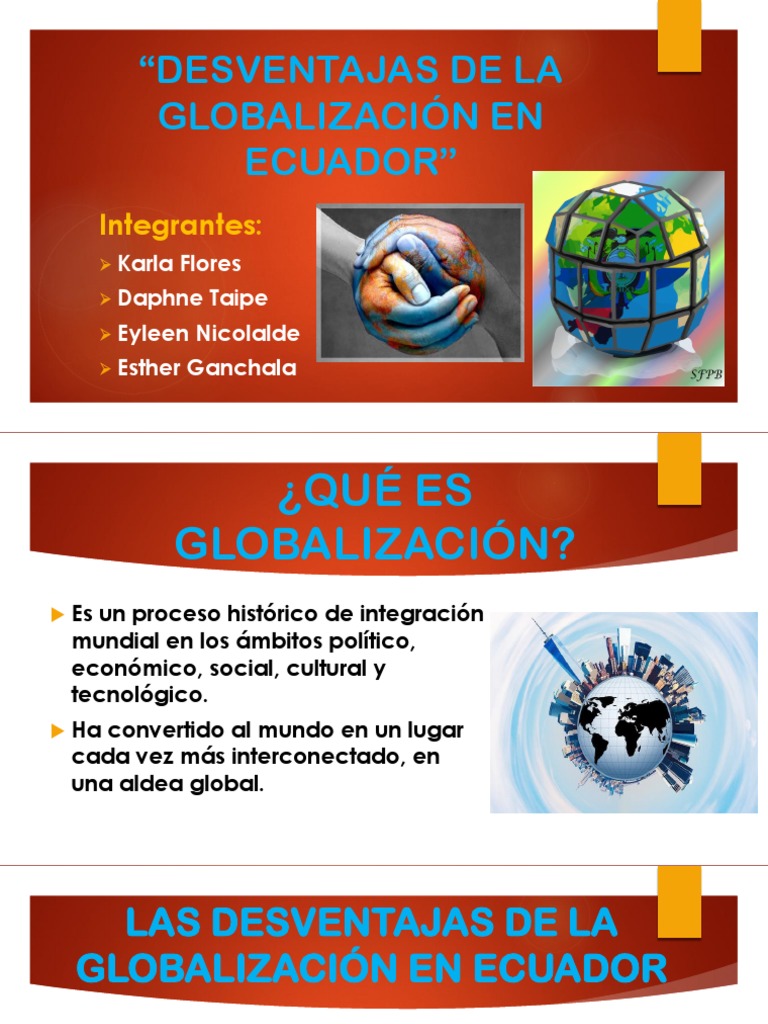 Desventajas de la Globalización en Ecuador | PDF | Ciencias sociales