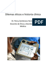 Dilemas Éticos e Historia Clínica